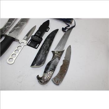 LS Lansky Sharpening Kit & Assorted Knives; 7 Pieces