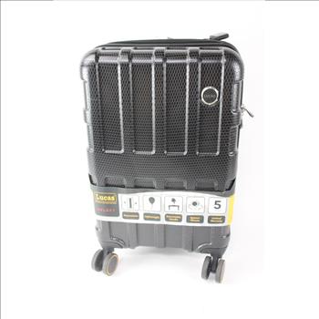 Lucas Hardshell Rolling Suitcase, Black