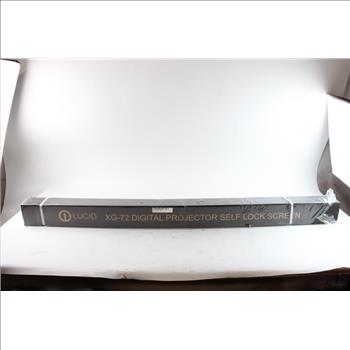 Lucid XG-72 Digital Projector Self Lock Screen