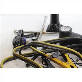 Lug Wrench, Jumper Cable, 300 Psi Compressor, Bungee Ties And More: 5+ Pieces