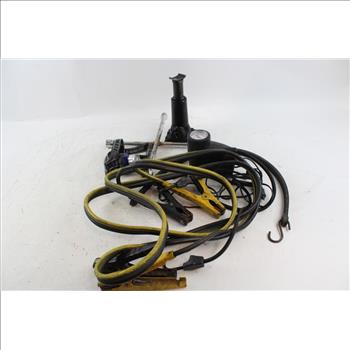 Lug Wrench, Jumper Cable, 300 Psi Compressor, Bungee Ties And More: 5+ Pieces