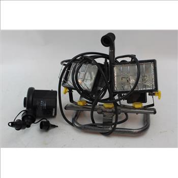 Luminar Work Worksite Light, Intex Quick Fill 06c Pump: 2 Items