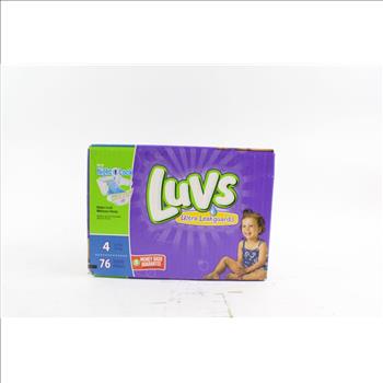 Luvs Ultra Leakguard Diapers, Size 4, 76-Count