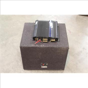 M.A. Audio Ground Shaker Speaker And Alpine Amplifier