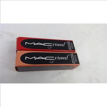 MAC Macximal Matte Lipsticks, 605 Honey Love, 612 Russian Red, 2 Pieces
