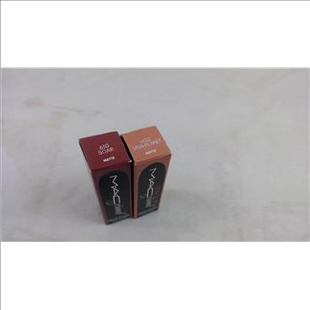 MAC Macximal Matte Lipsticks, Soar, Viva Planet, 2 Pieces
