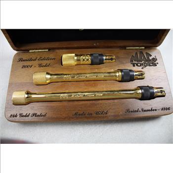 Mac Tools Limited Edition 2001 Gold-Plated Extension Set