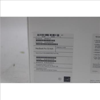 MacBook Pro 13 Inch Laptop A1706