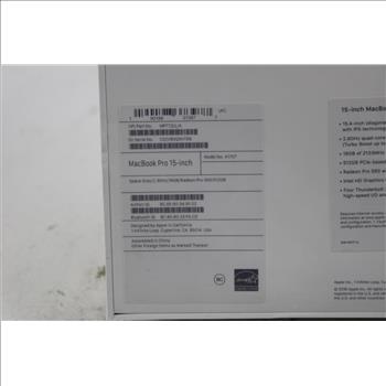 MacBook Pro 15 Inch A1707