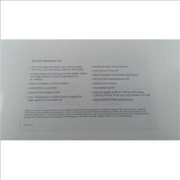 Macbook Pro Laptop, New In Box