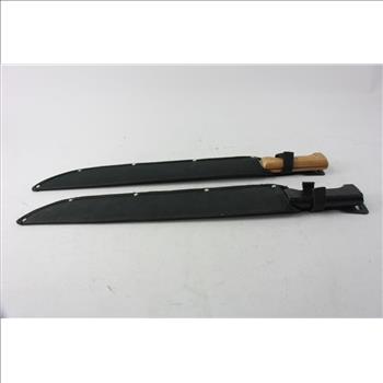 Machete And Hand Swords, 3 Pieces