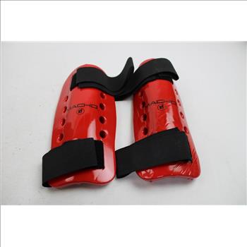 Macho Red Leg Guards, 4 Pieces