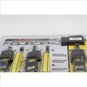 Macro Force 5 Pack Ratchet Tie Downs