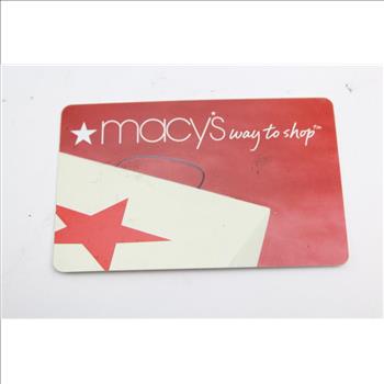 Macy's Gift Card $40 Value