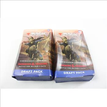 Magic The Gathering Dungeons & Dragons Draft Pack, 2 Pieces