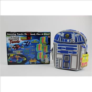 Magic Tracks Mega Set And R2D2 Backpack