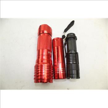 Maglite, Bell+Howell, & More Assorted Flashlights; 5+ Pieces