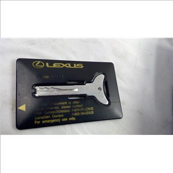 Magnetic Card Reader, Lexus Emergency Flat Key Card, And Air Jordan Fanny Pack