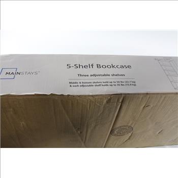 Mainstays 5 Shelf Bookcase