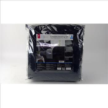 Mainstays Complete Bedding Set, Full Size Bed, 8 Pieces