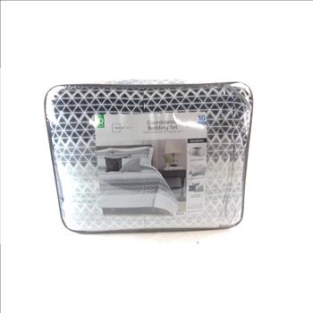 Mainstays Coordinated Bedding Set, 10 Pieces