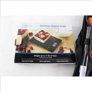Mainstays Digital Scale & Homenote BBQ Kit