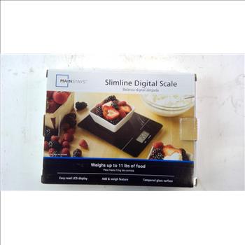 Mainstays Slimline Digital Scale And More, 3+ Pieces