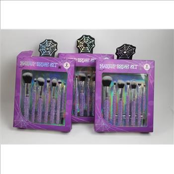 Makeup Brush Sets, 3 Pieces