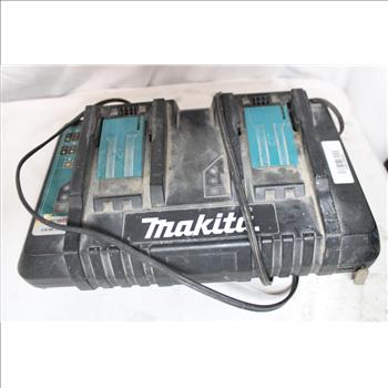 Makita 18V Lithium-Ion Dual Port Rapid Optimum Two-Port Multi-Charger