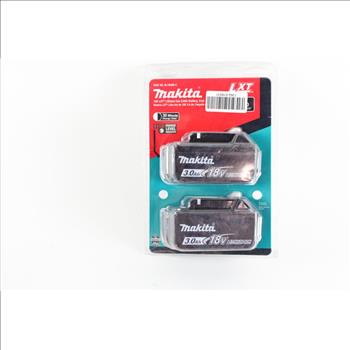 Makita 18V LXT Lithium Battery 2-Pack, New