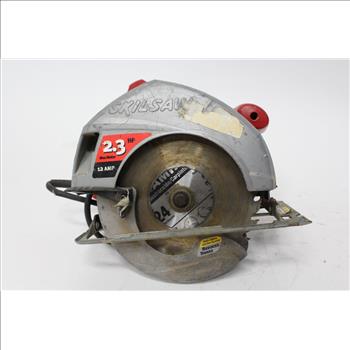 Makita And Skilsaw Circular Saws In A Green Costco Bag