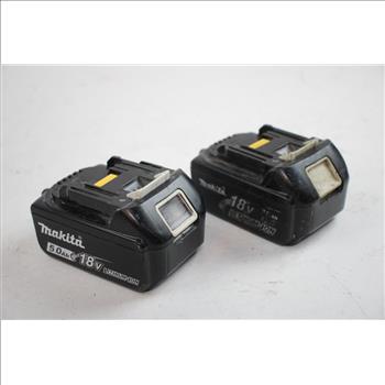 Makita Battery Packs, 2 Pieces