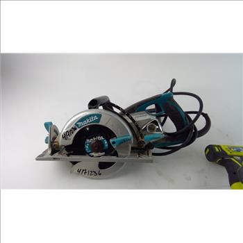 Makita Circular Saw And Ryobi Drill, 2 Pieces