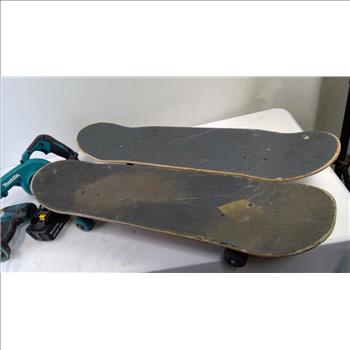 Makita Cordless Blower, Impact Driver, Skateboards, 4 Pieces
