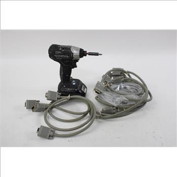 Makita Drill Driver, Jumper Cables, Flashlight And More With Easton Backpack, 5+ Pieces