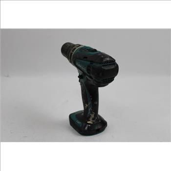 Makita Drill With Battery Pack, Performance Tool Pry Bar, And Scraper Tool, 4 Pieces