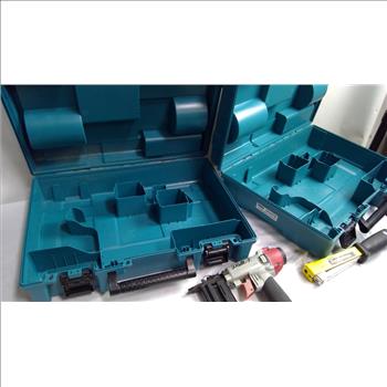 Makita Empty Tool Cases, Central Pneumatic Air Nailer, Stanley SharpShooter, 4 Pieces