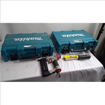 Makita Empty Tool Cases Central Pneumatic Air Nailer Stanley SharpShooter 4 Pieces