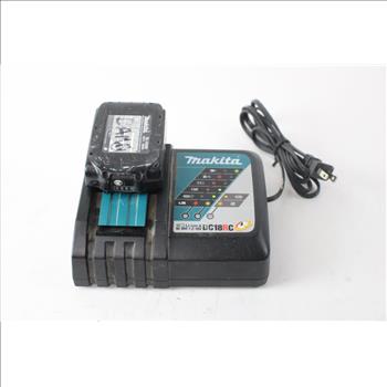 Makita Fast Battery Charger With Battery, DC18RC S