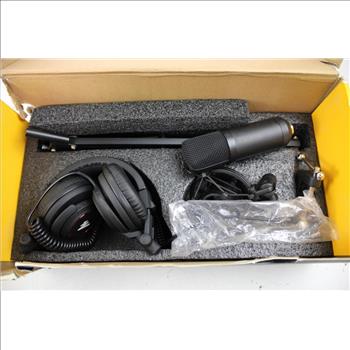 Maono Podcasting Microphone With Studio Headphone Kit