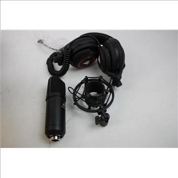 Maono Podcasting Microphone With Studio Headphone Kit