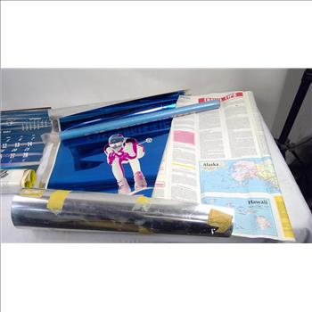 Maps, Vintage Newspapers, And Posters