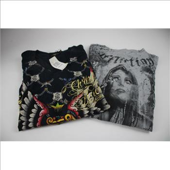 Marc Ecko T-shirts, Affliction T-shirts, And More, 5+ Pieces