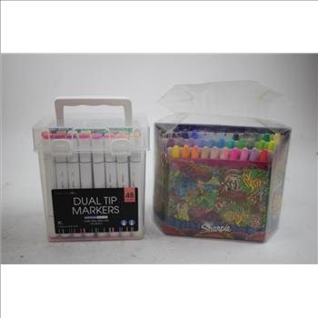 Markers, Stickers, And More Lot