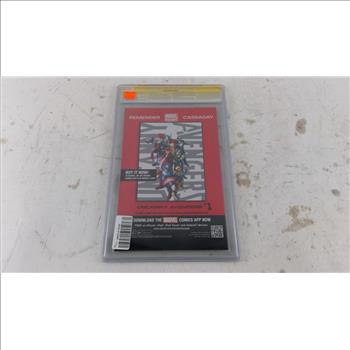 Marvel Avengers Vs X-Men 2012 Champions Comic Signed And Graded