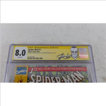 Marvel Comics Spiderman Torment Signed And Graded