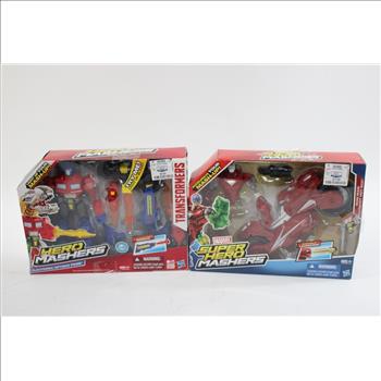 Marvel Hero Mashers Electronic Optimus Prime Set And More, 3+ Pieces