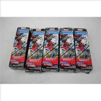 Marvel HeroClix: X Of Swords Collectible Miniatures, Legos Bulk Lot, 12 Pieces
