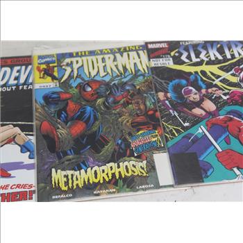 Marvel, Spider-man, Daredevil, And Elektra Comics 3 Pieces