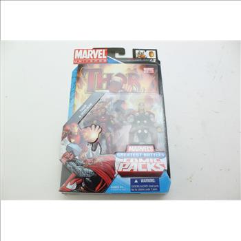 Marvel: Thor & Iron Man, Battle Dice, Captain America, Klaw: 3 Items